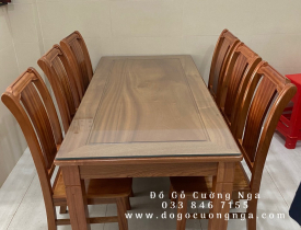 Bàn Ăn Gỗ Xoan Đào Có Tốt Không, Nên Mua Không?