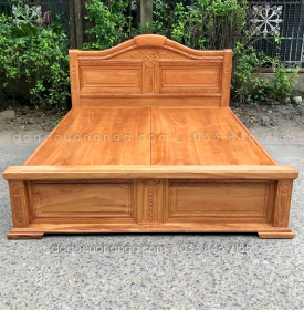Giường gỗ gõ đỏ vạt phản