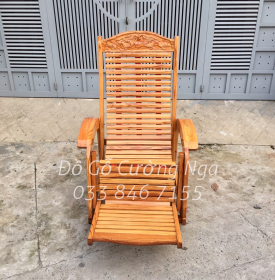 Ghế Dây Thư Giãn Gỗ Gõ Đỏ Cao Cấp - 3 Dây