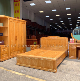 Bộ Combo Phòng Ngủ Gỗ Gõ Đỏ Hiện Đại CB 19.4