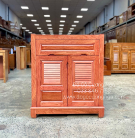 Tủ Giày Dép Gỗ Hương Đá 2 Cánh Hiện Đại - TD 04