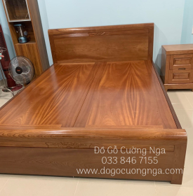 Giường gỗ xoan đào phản liền cao cấp 