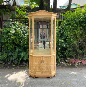 Tủ Rượu Gỗ Sồi Nga Góc 60cm TG 14.5