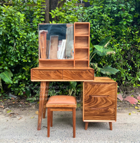 Bàn Phấn Trang Điểm Gỗ Hương Xám TĐ 18.15