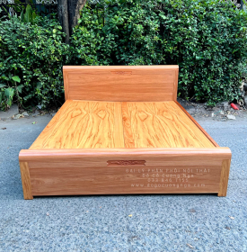 Giường Ngủ Gỗ Đinh Hương Hiện Đại Phản Liền - Chỉ Hoa 