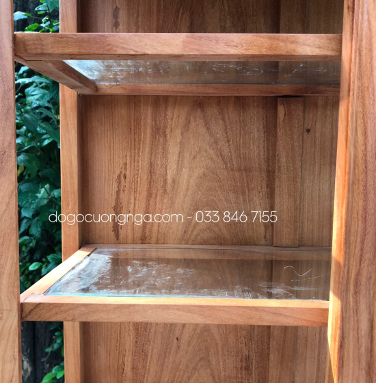 Tủ rượu gỗ Gõ Đỏ vuông 1m2 cao cấp TG 012