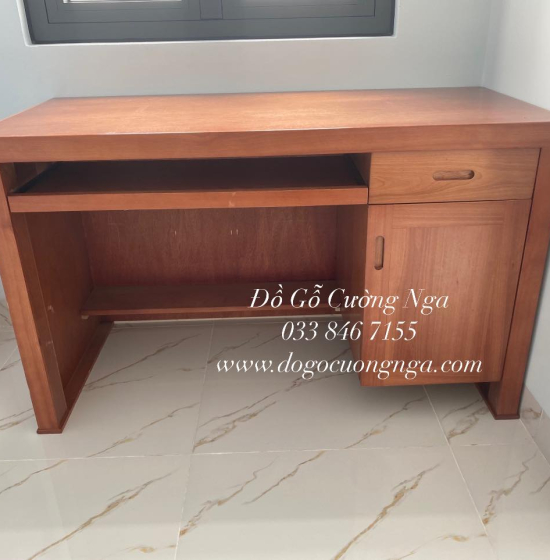 Bàn Làm Việc Gỗ Xoan Đào Giá Rẻ Hiện Đại GĐ 21.32