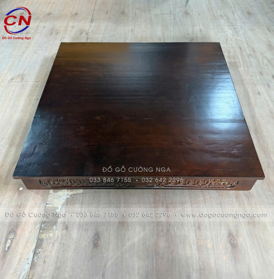 Đế Kê Bàn Thờ Ông Địa - Thần Tài Gỗ Xoan (5 màu)