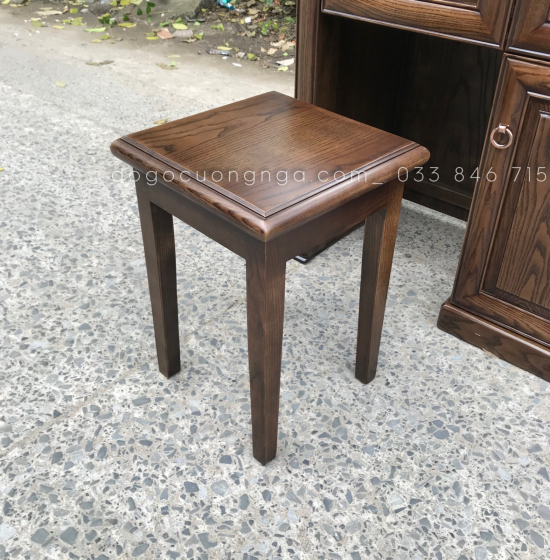 Bàn Trang Điểm Gỗ Sồi Nga Màu Óc Chó Bền Đẹp TĐ 029