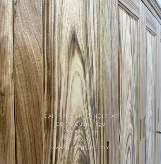 Combo Phòng Ngủ Gỗ Hương Xám 3 Chi Tiết Hiện Đại Cao Cấp