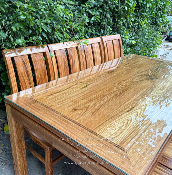 Bàn Ăn Gỗ Hương Xám 8 Ghế Đẹp Hiện Đại 