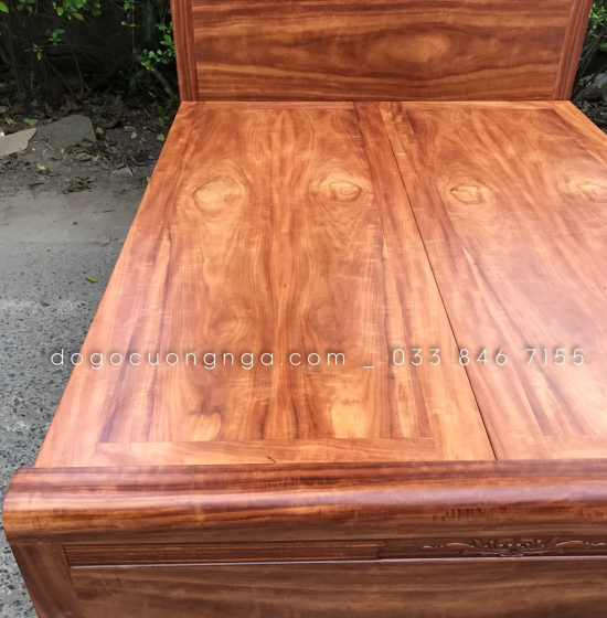 Combo phòng ngủ gỗ cẩm tự nhiên - hiện đại 