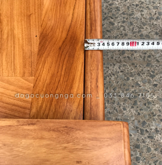 Giường gỗ gõ đỏ vạt phản