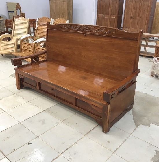 Trường kỷ gỗ xoan đào cao cấp 1m4x2m 