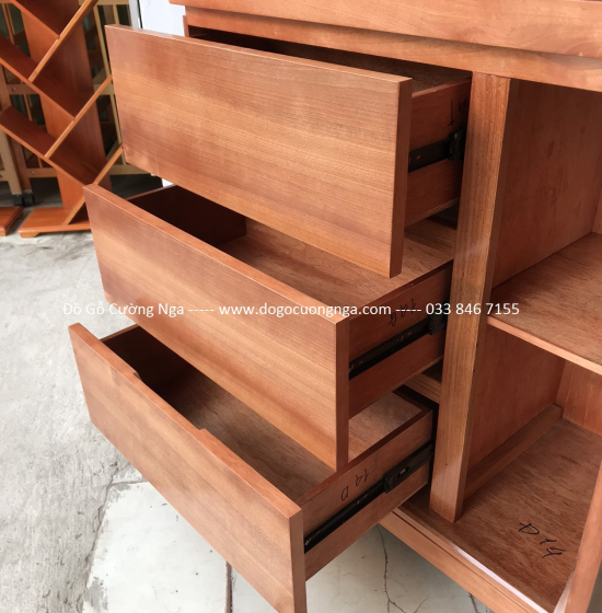 Tủ ngăn kéo gỗ xoan đào ( tủ quần áo em bé ) 