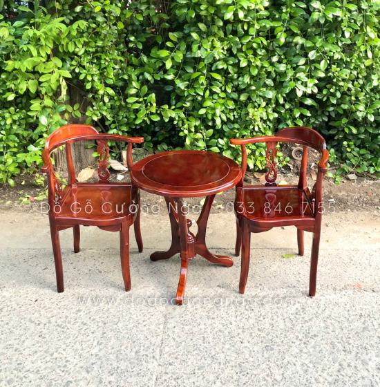 Bàn Trà 2 Ghế Gỗ Tràm Giá Rẻ 