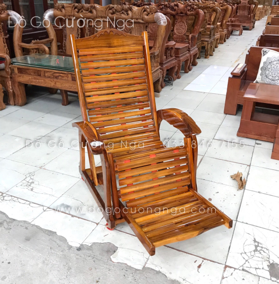 Ghế Dây Thư Giãn Gỗ Tràm Bông Vàng Giá Rẻ - 3 Dây 