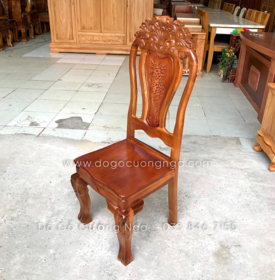 Bộ bàn ăn gỗ tràm 6 ghế giá rẻ - vuông hiện đại BG 073