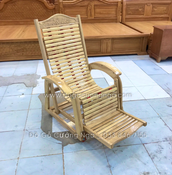 Ghế Dây Thư Giãn Gỗ Sồi Hiện Đại 