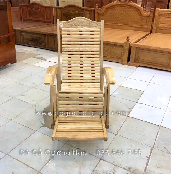 Ghế Dây Thư Giãn Gỗ Sồi Hiện Đại 