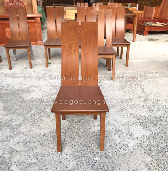 Bàn ăn gỗ sôi nga mặt đá 6 ghế hiện đại BG 056