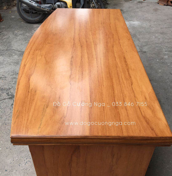 Bàn Làm Việc Giám Đốc Gỗ Gõ Đỏ 1m6 Hiện Đại Giá Rẻ - BLV 07