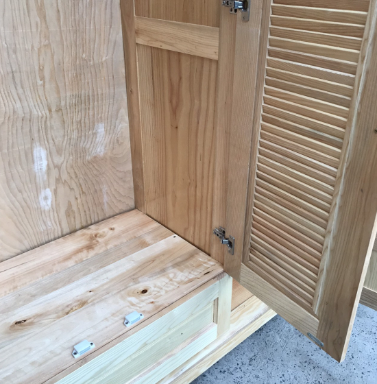 Tủ qần áo gỗ sồi ng 4 cánh lá sách hiện đại 