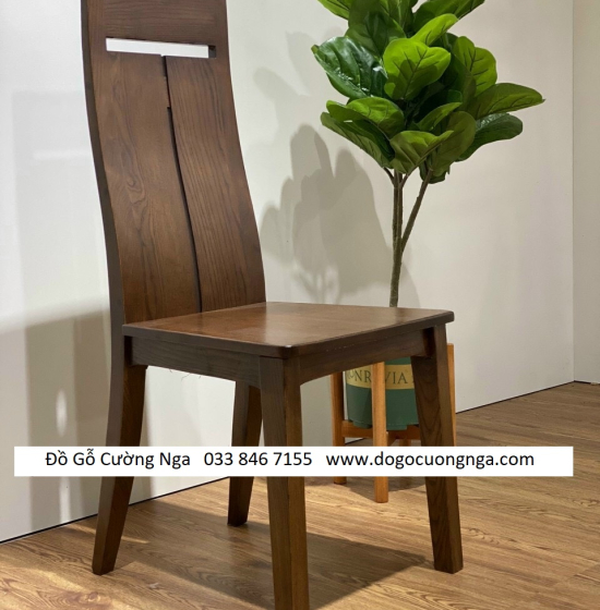 Bộ bàn ăn gỗ sồi nga 6 ghế - mặt đá cao cấp - hiện đại 