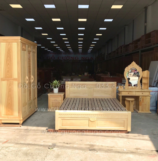 Combo phòng ngủ gỗ sồi CN 51