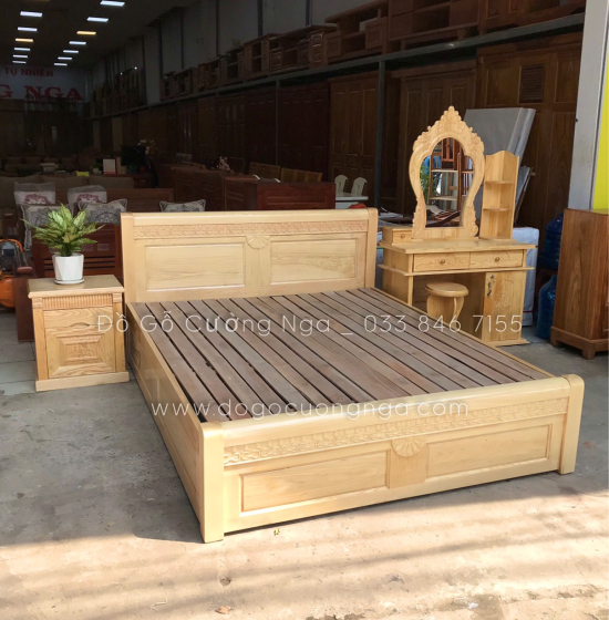 Combo phòng ngủ gỗ sồi CN 51