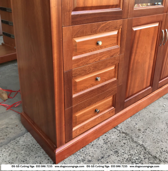 Tủ Hồ Sơ Đựng Sách Gỗ Xoan Đào 1m86 Đẹp Giá Rẻ 
