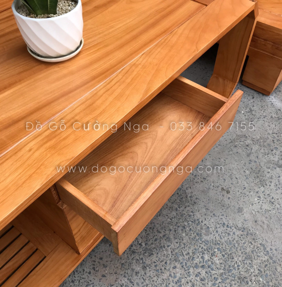 Bộ Bàn Ghế Sofa Gỗ Gõ Đỏ Mẫu Kim Cương 2m4 X 2m