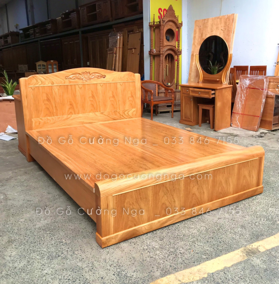 Bộ Combo Phòng Ngủ Gỗ Gõ Đỏ Hiện Đại CB 19.4