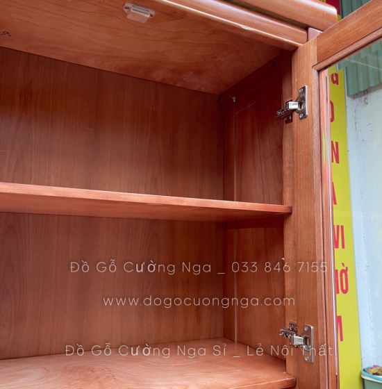 Tủ Sách - Tủ Hồ Sơ Gỗ Xoan Đào 1m2 Đẹp Giá Rẻ 