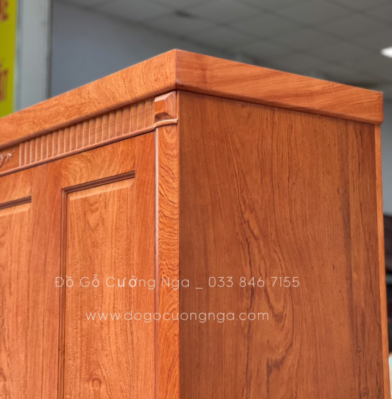 Tủ quần áo gỗ hương đá hiện đại 2m33 - vế phải 