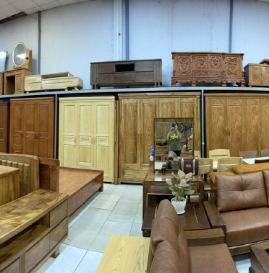 Bộ bàn ăn tròn mâm xoay gỗ sồi giá rẻ BG 070