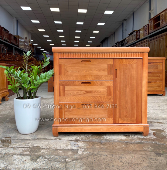 Tủ quần áo em bé gỗ xoan đào 1m ( tủ quần áo em bé )