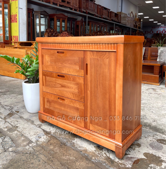 Tủ quần áo em bé gỗ xoan đào 1m ( tủ quần áo em bé )