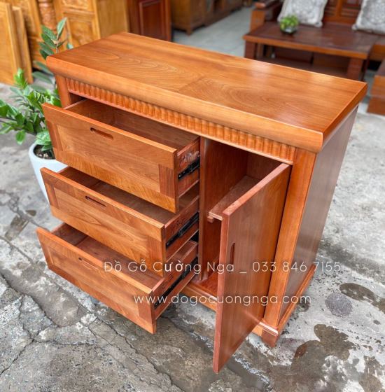 Tủ quần áo em bé gỗ xoan đào 1m ( tủ quần áo em bé )