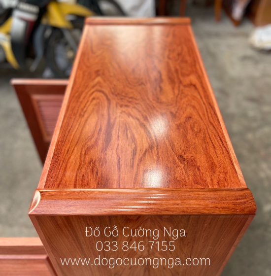 Tủ Giày Dép Gỗ Hương Đá 2 Cánh Hiện Đại - TD 04