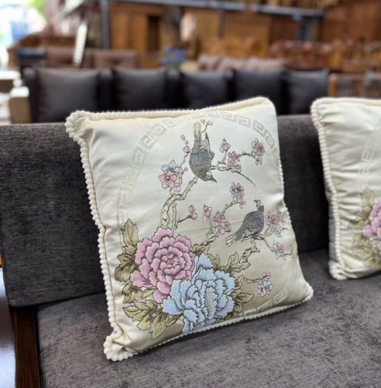 Gối Sofa Hiện Đại - Gối Lụa 05