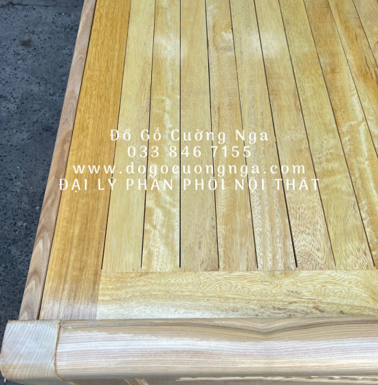 Giường Ngủ Gỗ Sồi Nga Phản Thưa Giá Rẻ Bền Đẹp 