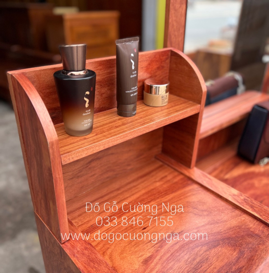 Bàn Phấn Trang Điểm Gỗ Cẩm Cao Cấp TĐ 016