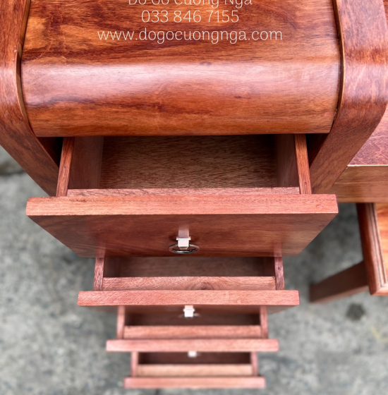 Bàn Phấn Trang Điểm Gỗ Cẩm Cao Cấp TĐ 016