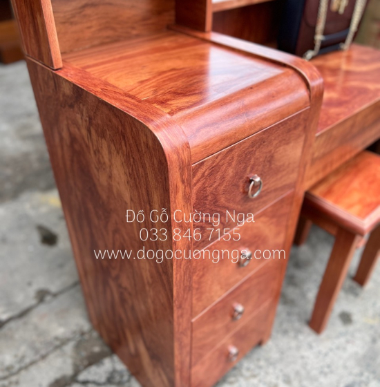 Bàn Phấn Trang Điểm Gỗ Cẩm Cao Cấp TĐ 016