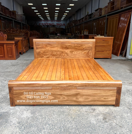 Giường Ngủ Gỗ Hương Xám Hiện Đại Đẹp Giá Rẻ 
