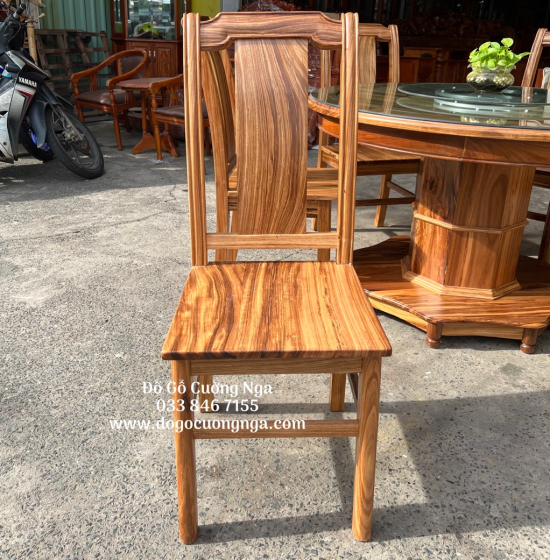 Bộ bàn ăn 6 ghế gỗ Hương Xám cao cấp - BG 021