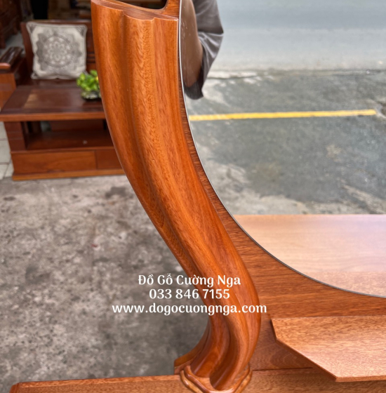 Bàn Trang Điểm Gỗ Xoan Đào 1m1 Đẹp Giá Rẻ TĐ 023
