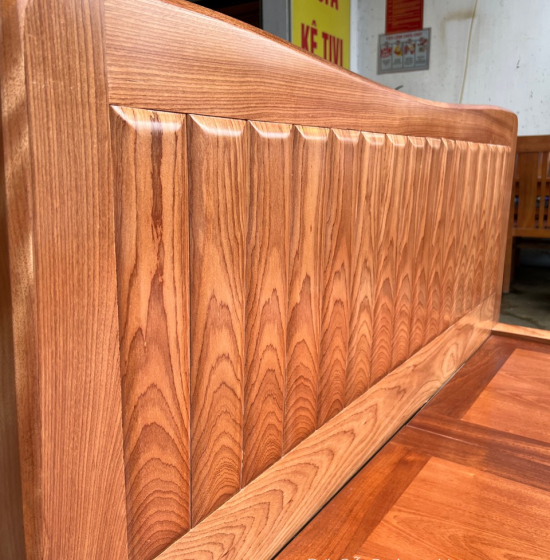 Giường Ngủ Kiểu Nhật Chân Quỳ Gỗ Xoan Đào Phản Liền