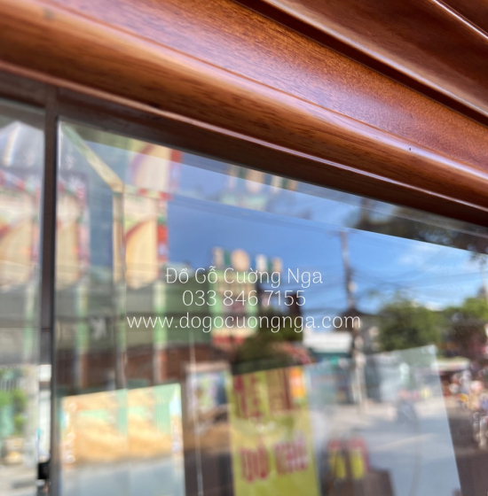 Tủ rượu vuông gỗ xoan đào TG 06